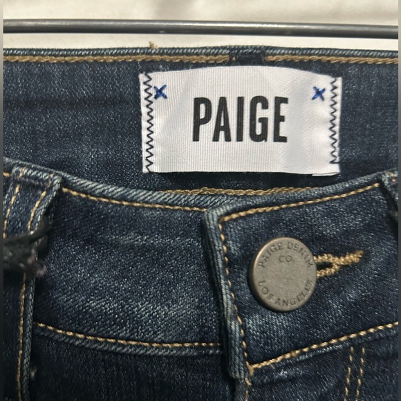 PAIGE VERDUGO ANKLE MID-RISE ULTRA SKINNY JEAN IN NOTTINGHAM - Picture 5 of 16